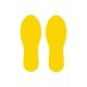 FLOOR SIGN "FOOT" YELLOW