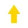 FLOOR SIGN STRAIGHT ARROW YELLOW