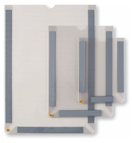 ESD Dokumentumtaró A4 álló 3 oldalról hátrafelé szegélyezett