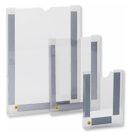 ESD Dokumentumtaró A4 álló 3 oldalról hátrafelé szegélyezett