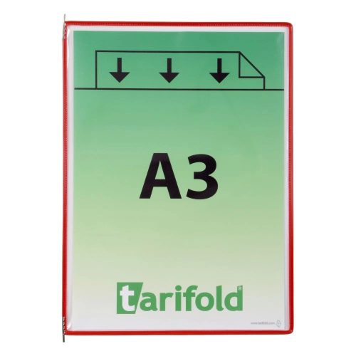 Bemutatótábla A3, vegyes, álló, felül nyitott