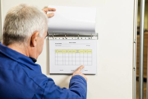 Lefűzhető tasak, mágneses, kétoldalas, fekvő, A4, sárga