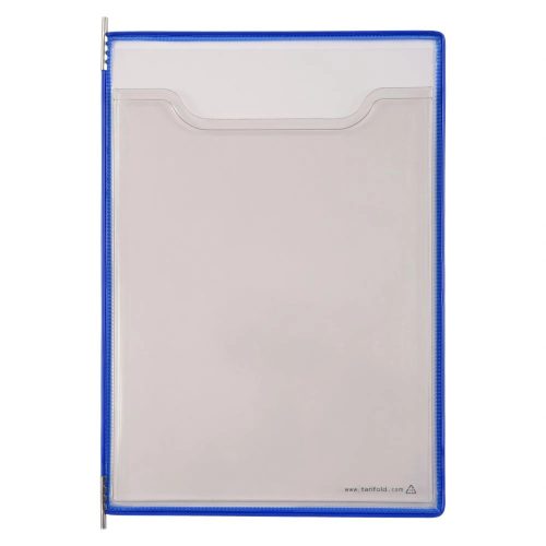 Fold Up bemutatótábla, A4, kék, felül nyitott