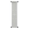 Wall mounted holder A4, empty, steel for 10 display boards, with 4 plugs