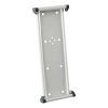 Wall mounted holder A5, empty, steel for 10 display boards, with 4 plugs
