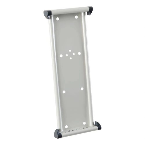 Wall mounted holder A5, empty, steel for 10 display boards, with 4 plugs