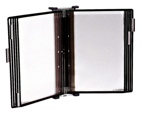 Sterifold stainless steel antimicrobial wall holder A4, metal + 10 display boards, mixed