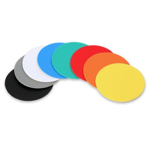 GEToolbox® PONT Alakú Masszív padlójelölés 75 mm SÁRGA