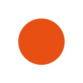   GEToolbox® PONT Alakú Masszív padlójelölés 50 mm NARANCS