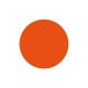 GEToolbox® Punkt kształt Masywne znakowanie podłóg 100 mm pomarańczowy