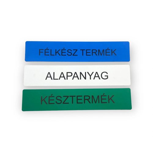 GEToolbox®  I ALAKÚ PADLÓJELÖLŐ EGYÉNI FELIRATTAL PIROS