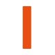 GEToolbox® I kształt Masywne znakowanie podłóg 75 mm pomarańczowy