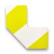 GEToolbox® Tvar L Flexibilné značenie podlahy 100 mm biela-žltá