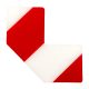 GEToolbox® Tvar L Masívne značenie podlahy 75 mm biela-červená