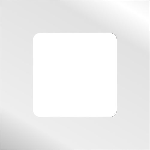 GEToolbox® Cadran Formă Masiv 50 mm ALB