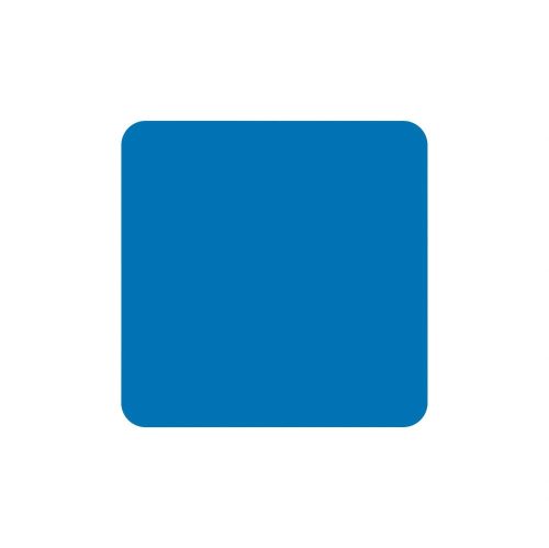 Négyzet alakú padlójelölés