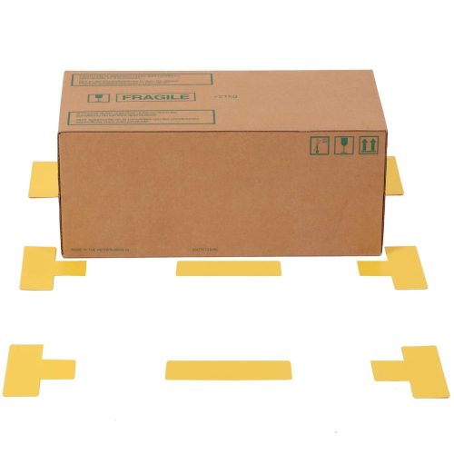 GEToolbox® T Alakú Masszív padlójelölés 50 mm SÁRGA