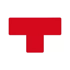 T alakú padlójelölés 50 mm