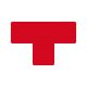 GEToolbox® Tvar T Flexibilné značenie podlahy 75 mm červená
