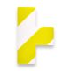 GEToolbox® Tvar T Flexibilné značenie podlahy 75 mm biela-žltá