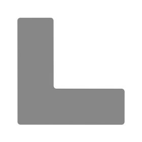 Padlójelölés L alak hosszított ipari minőség