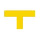 GEToolbox® Dlhý tvar T Masívne značenie podlahy 75 mm žltá