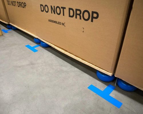 GEToolbox® T Shape Long Massive Floor Marking 50mm YELLOW