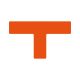 GEToolbox® Długi T kształt Elastyczne znakowanie podłóg  75 mm pomarańczowy