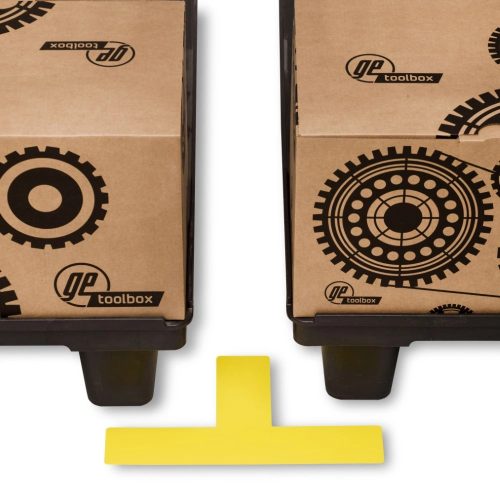 GEToolbox® T Shape Long Massive Floor Marking 50mm GREY