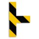 GEToolbox® Dlhý tvar T Flexibilné značenie podlahy 50 mm žltá-čierna