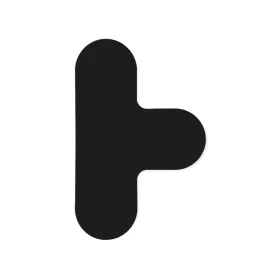 T alakú padlójelölő kerek forma