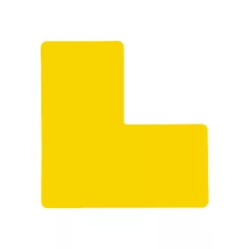   GEToolbox® Rövid L alakú Flexibilis padlójelölés 100 mm SÁRGA