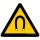 "WARNING! STRONG MAGNETIC FIELD" FLOOR SIGN 300 mm