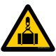 WARNING OF SUSPENDED LOADS'  floor signs 500 mm