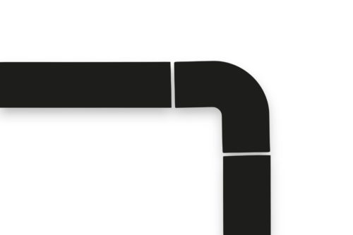 GEToolbox® TAPE CORNER FOR GET TAPES 50 mm BLACK