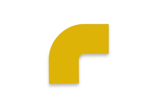 GEToolbox® Sarokelem GET padlójelölő szalaghoz 50 mm TRAFFIC SÁRGA