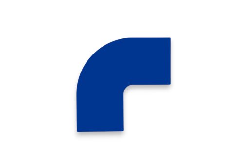 GEToolbox® Sarokelem GET padlójelölő szalaghoz 50 mm SIGNAL KÉK