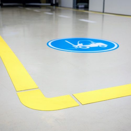 GEToolbox® padlójelölő szalag 50mm x 50m SÁRGA