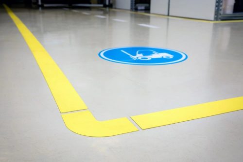 Ipari padlójelölő szalag