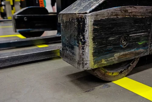 GEToolbox® padlójelölő szalag 50mm x 50m TRAFFIC SÁRGA