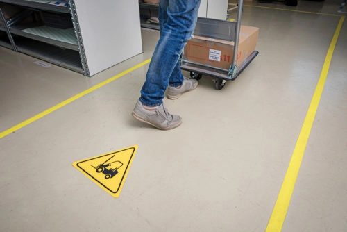 GEToolbox® Padlójelölő szalag 75mm x 50m SIGNAL KÉK