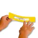 GEToolbox® Feliratablak padlójelölő "Mini Cut-out" 100mm SÁRGA