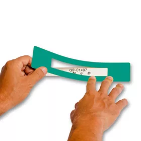   GEToolbox® Feliratablak padlójelölő "Mini Cut-out" 50mm ZÖLD