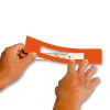 GEToolbox® Text Window Floor Marker "Mini Cut-out" 75mm ORANGE