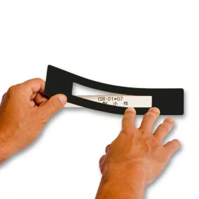   GEToolbox® Feliratablak padlójelölő "Mini Cut-out" 100mm FEKETE