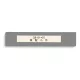 GEToolbox® Text Window Floor Marker "Mini" 100mm GREY