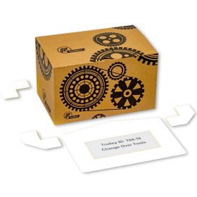   GEToolbox® Feliratablak padlójelölő "Plus Arrow" A4 FEHÉR