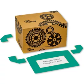   GEToolbox® Feliratablak padlójelölő "Plus Arrow" A5 ZÖLD