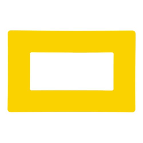 GEToolbox® Feliratablak padlójelölő "Plus" 1/3 A4 TRAFFIC SÁRGA RAL1023