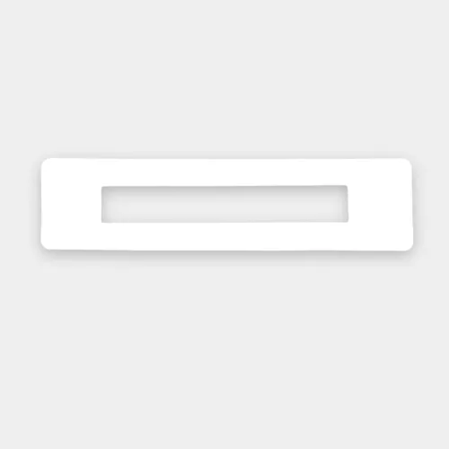 Feliratablak padlójelölő PLUS 75MM x 300MM FEHÉR GEToolbox® 